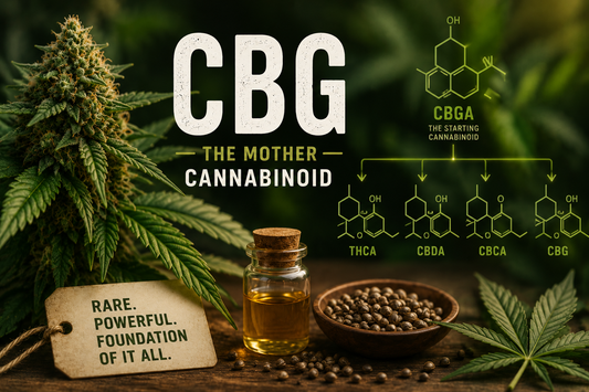 CBG - The Mother Cannabinoid: CBGA breakdown into THCA, CBDA, CBCA and CBG